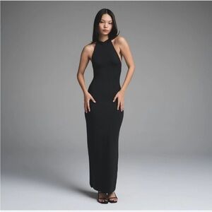 SKIMS Cloud Halter Long Dress New With Tags